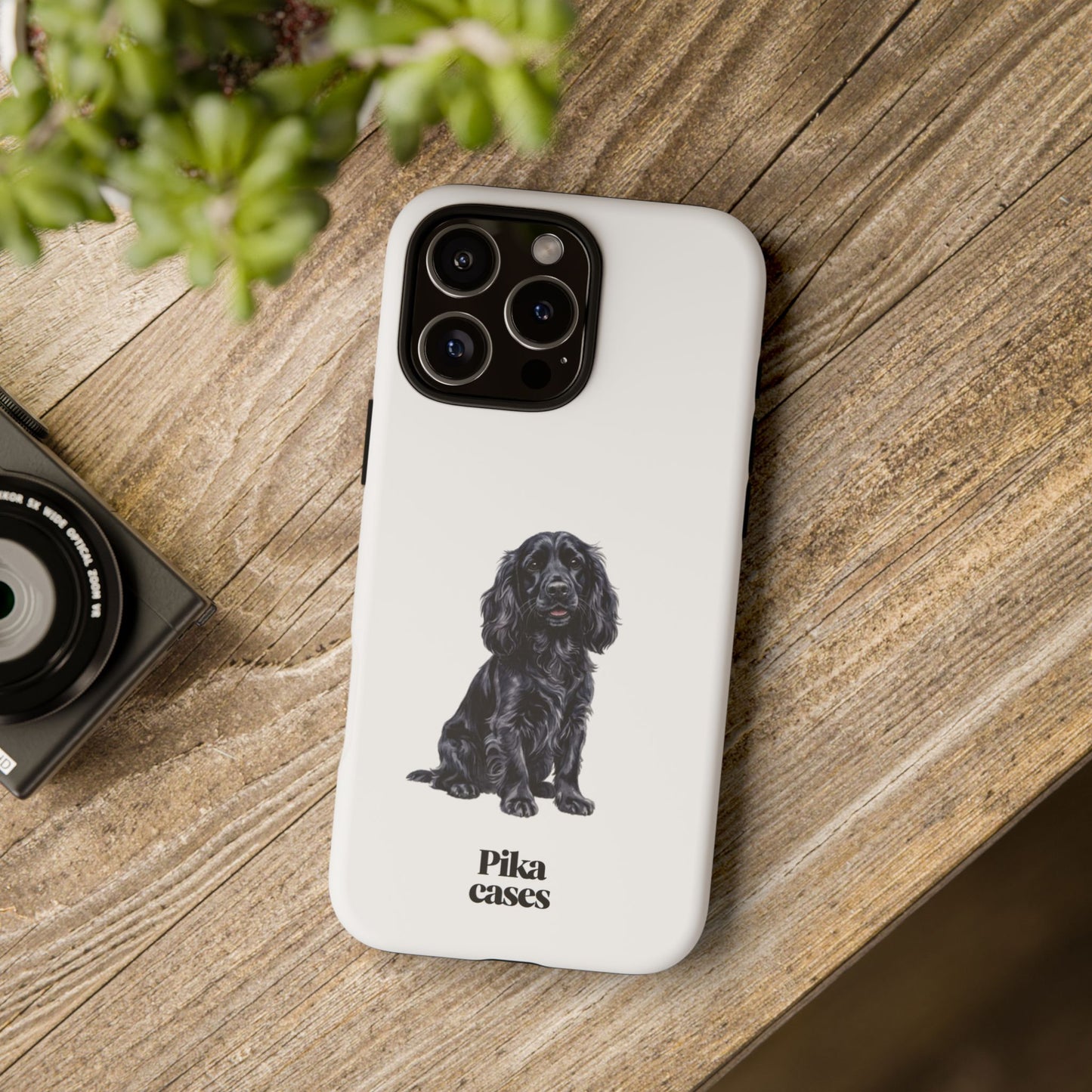 Black Spaniel Tough Phone Case