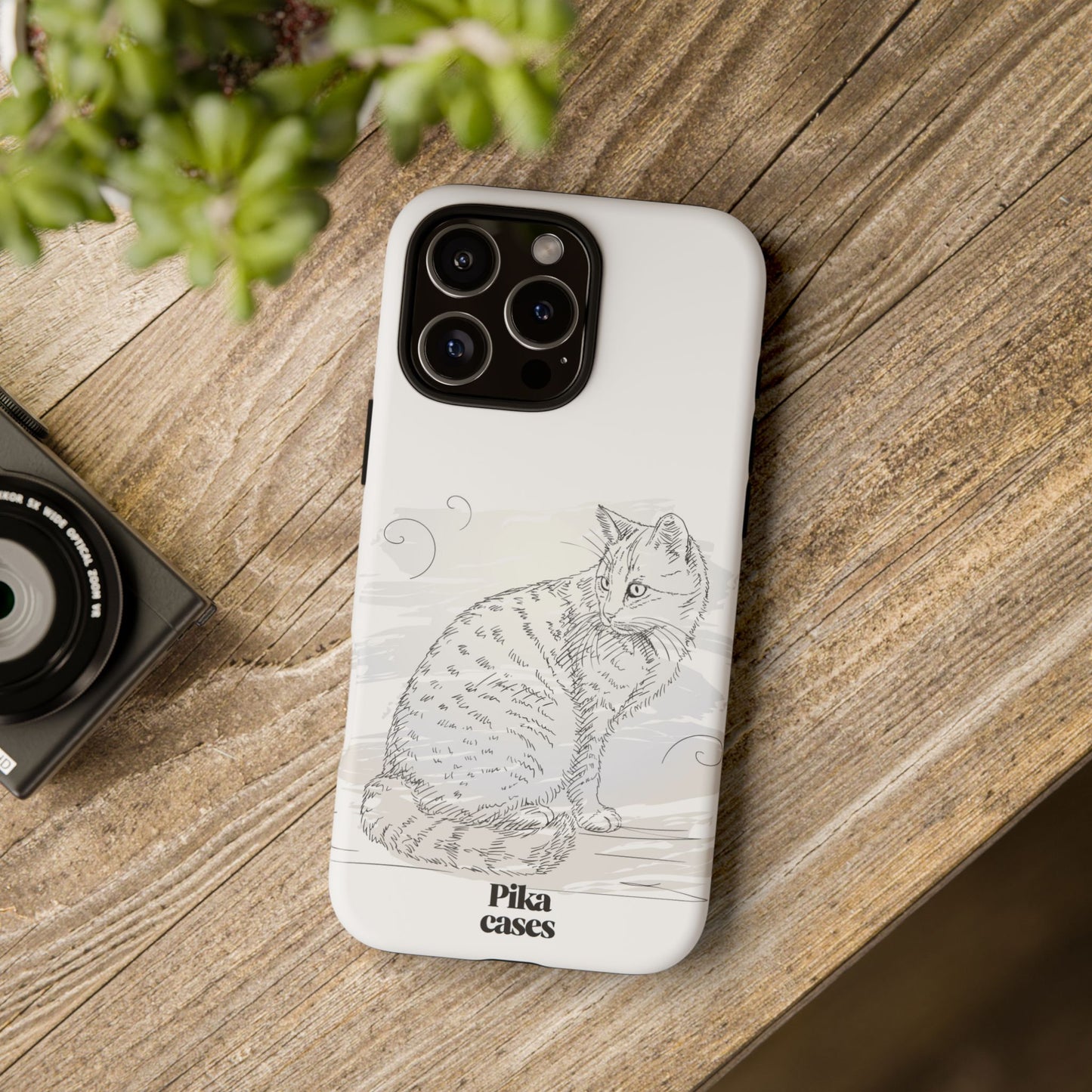 Cat Sketch Phone Case