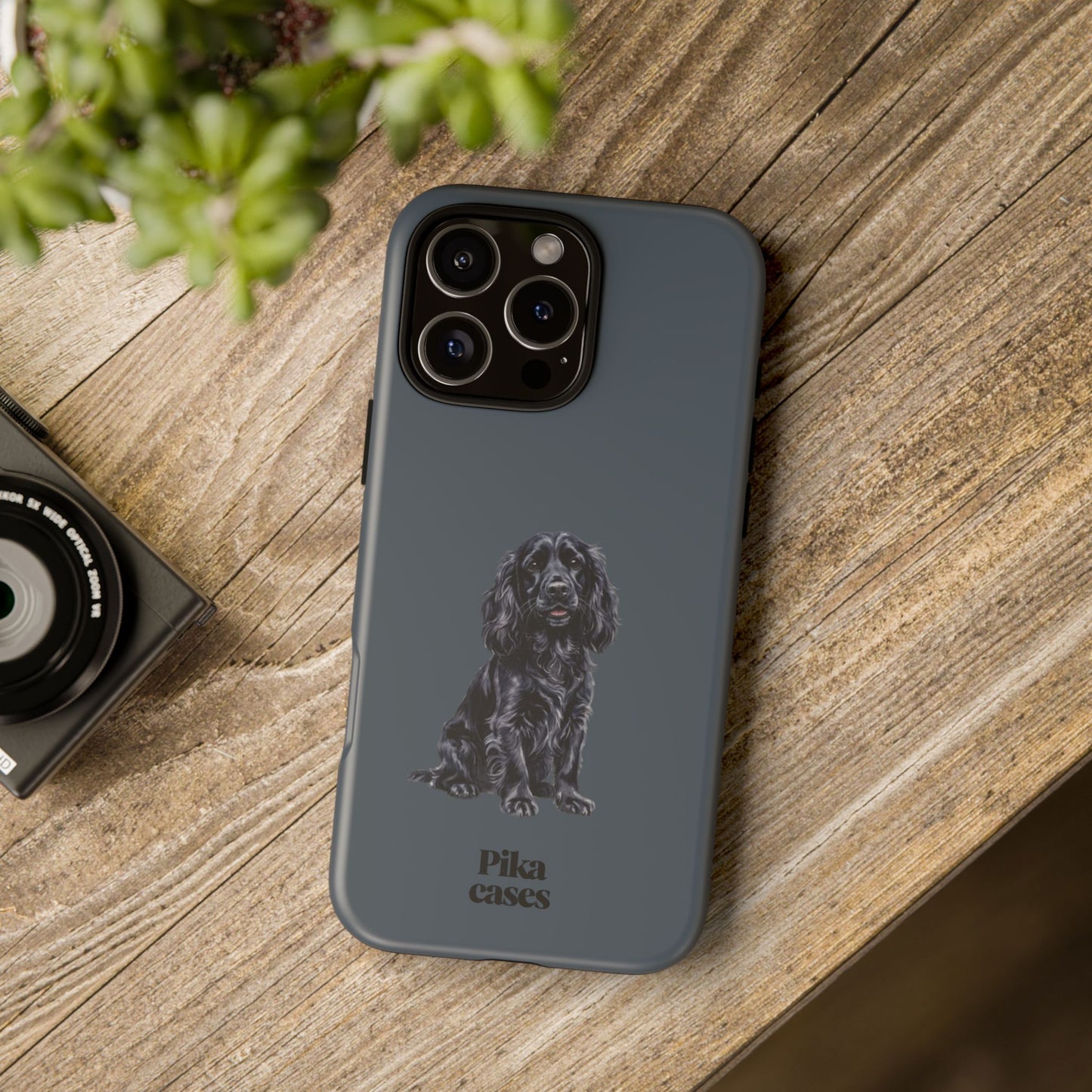 Black Spaniel Tough Phone Case