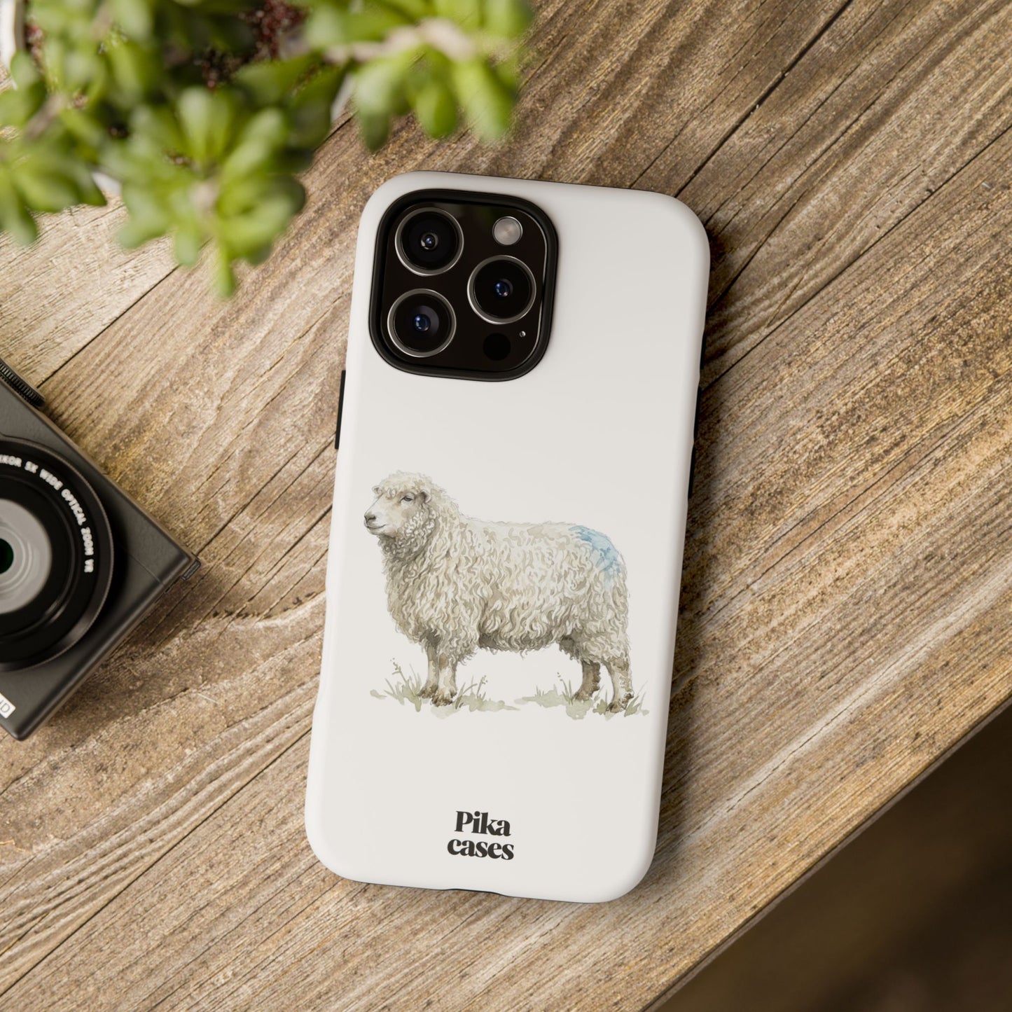 Grey Face Dartmoor Sheep Phone Case