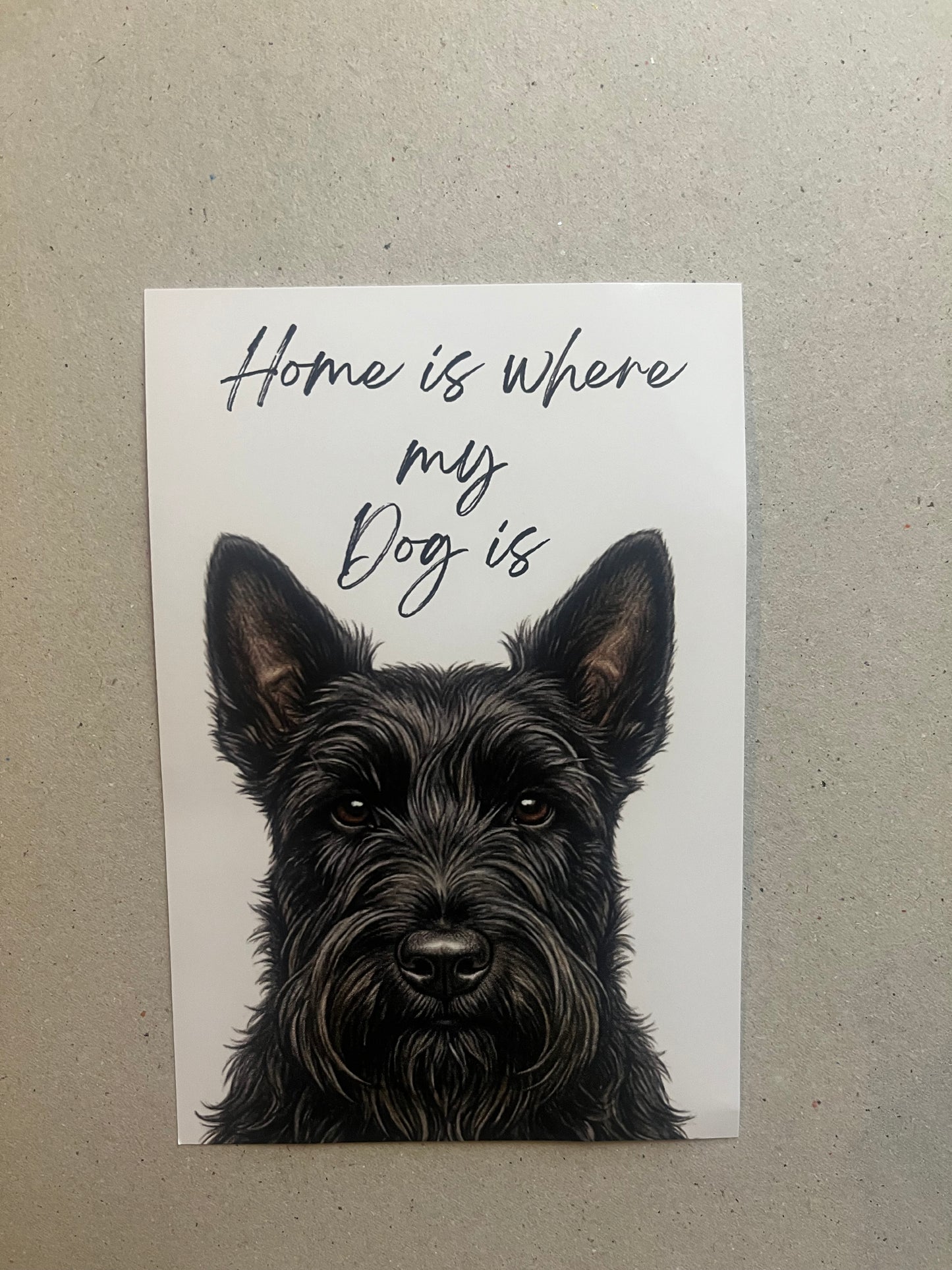 Scottish Highland Terrier (Scottie Dog) Art Print
