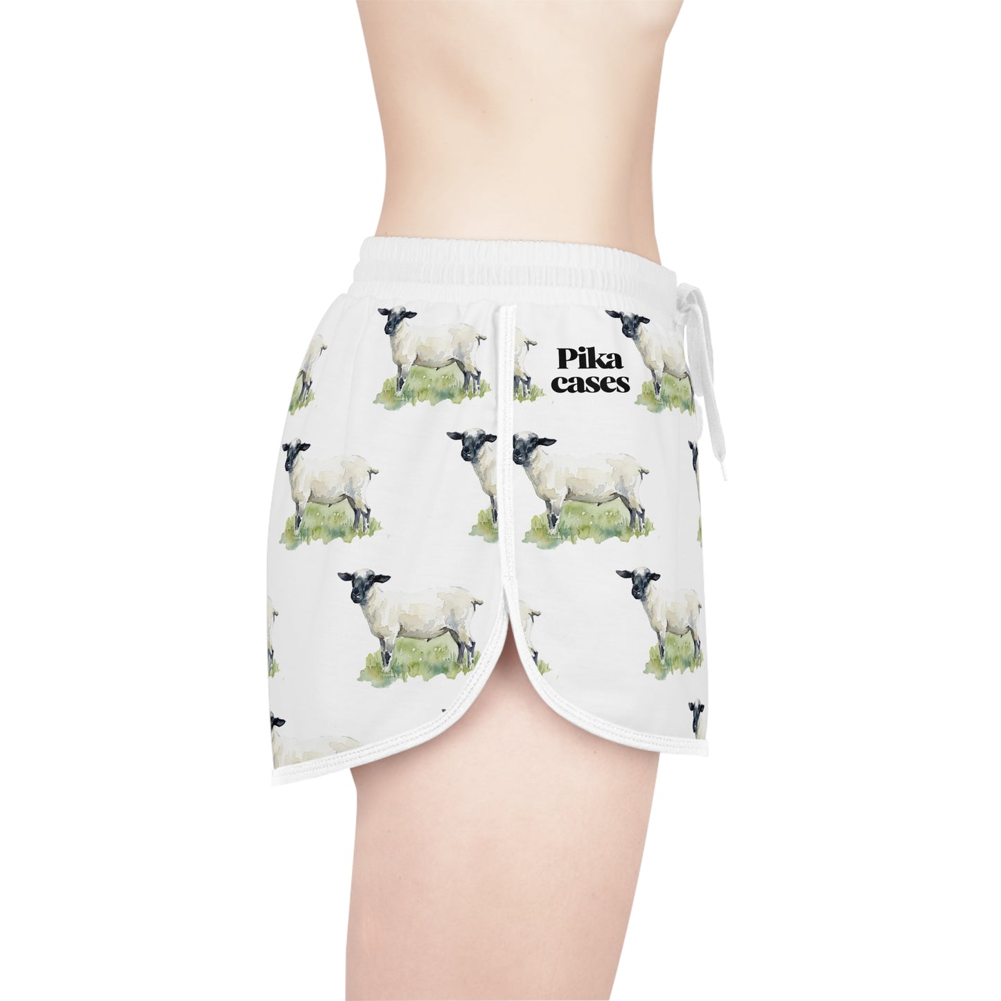 Hampshire Sheep Black & White Relaxed Shorts