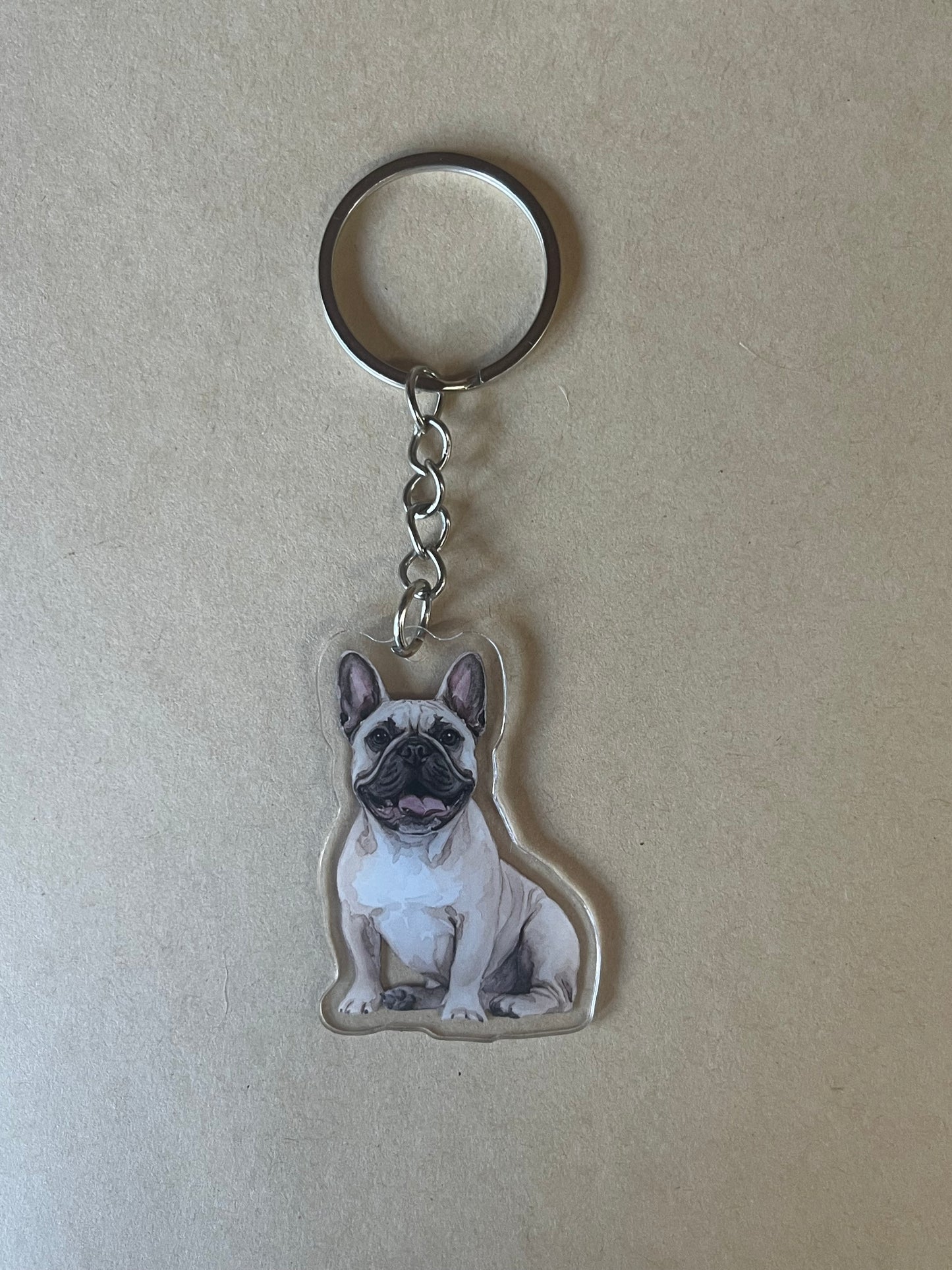 Frenchie Keyring