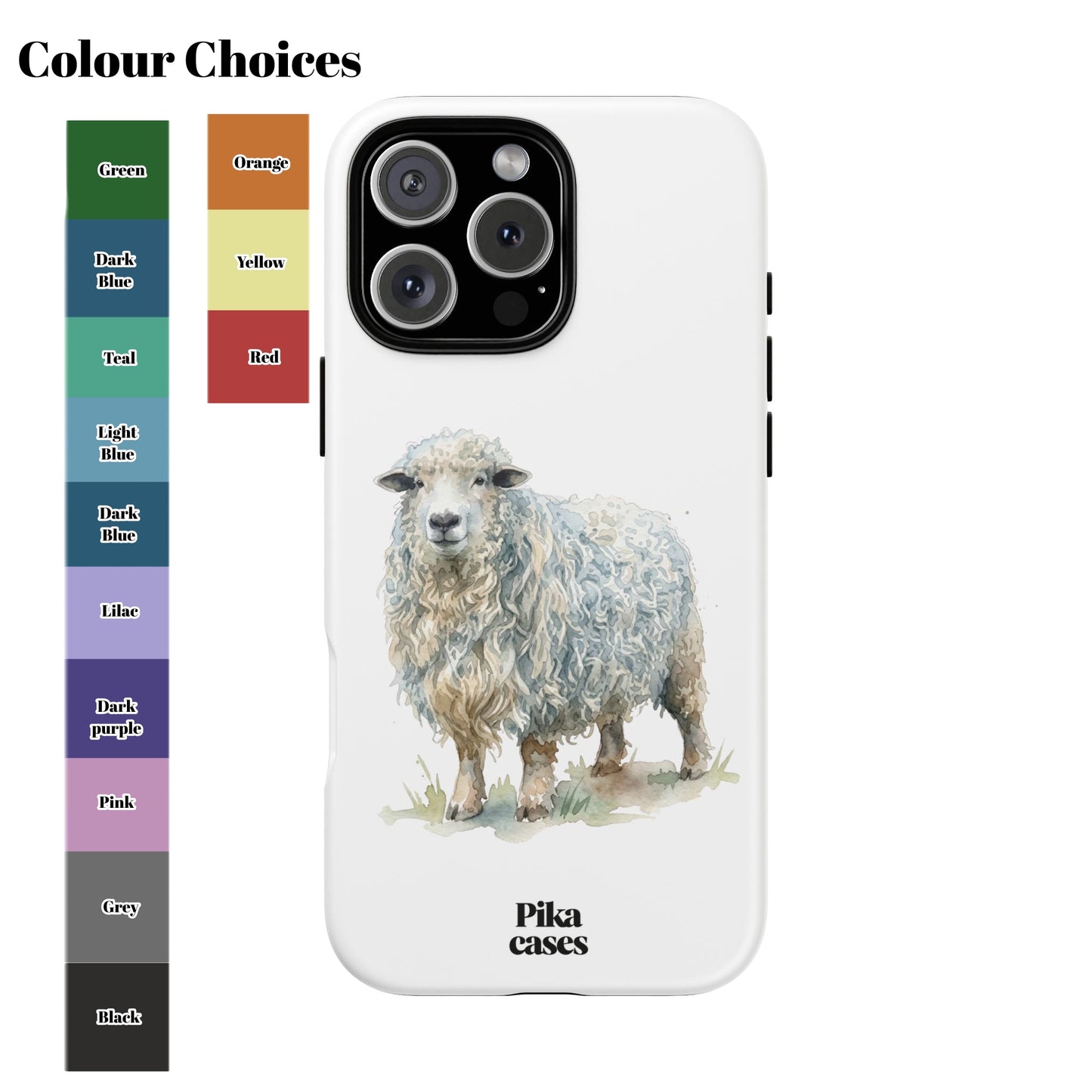 Grey Faced Dartmoor Phone Case