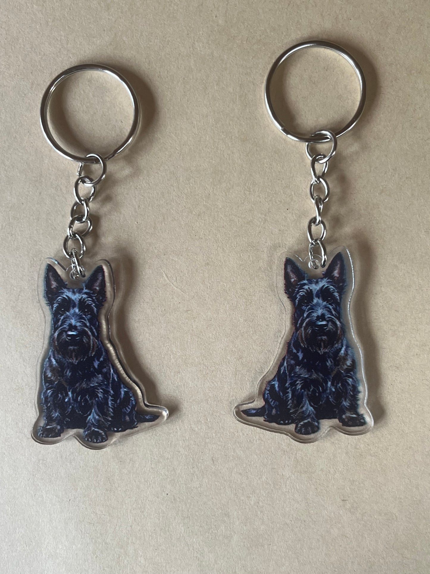 Scottie Dog Keyring