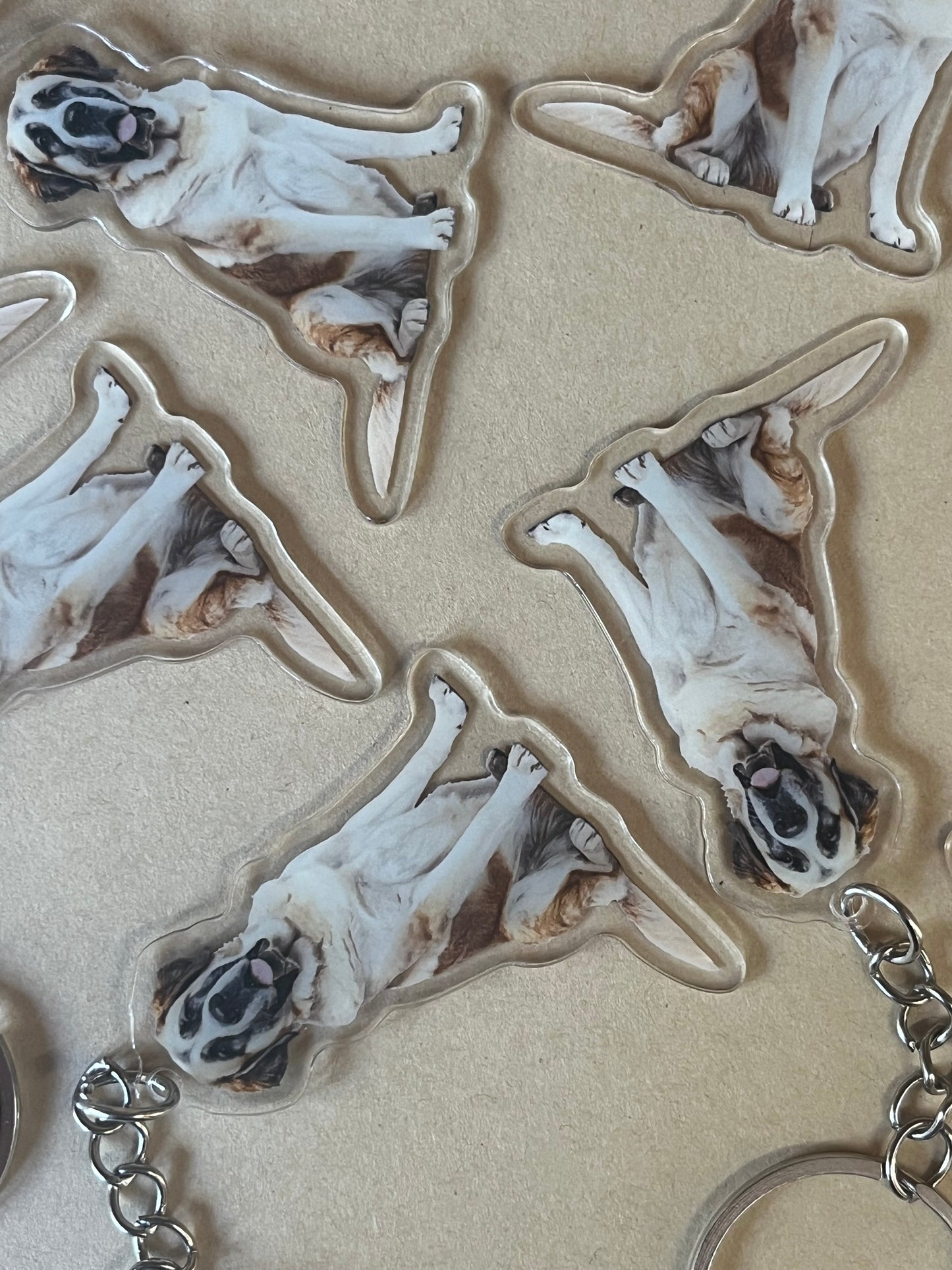 St. Bernard Keyring