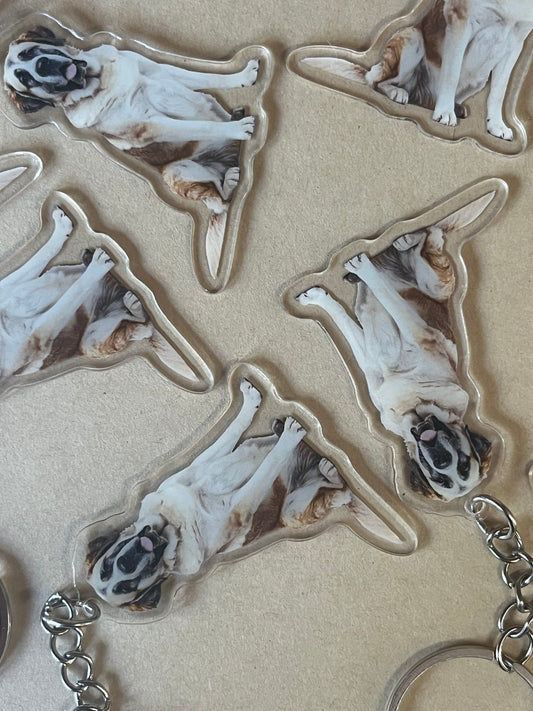 St. Bernard Keyring