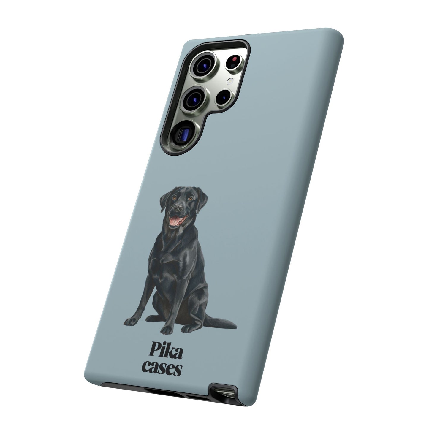 Black Labrador phone case