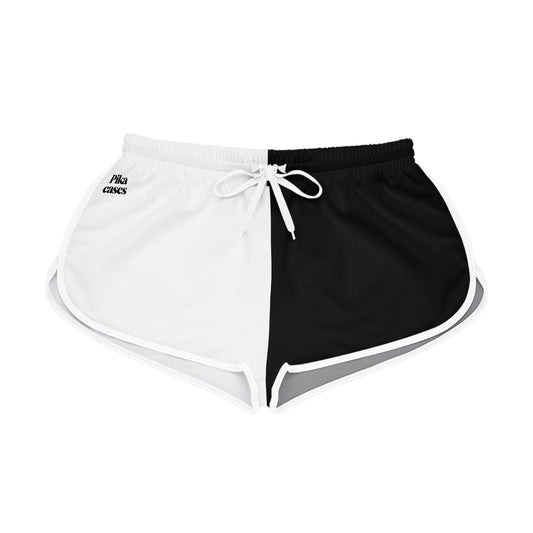 Black & White Relaxed Shorts