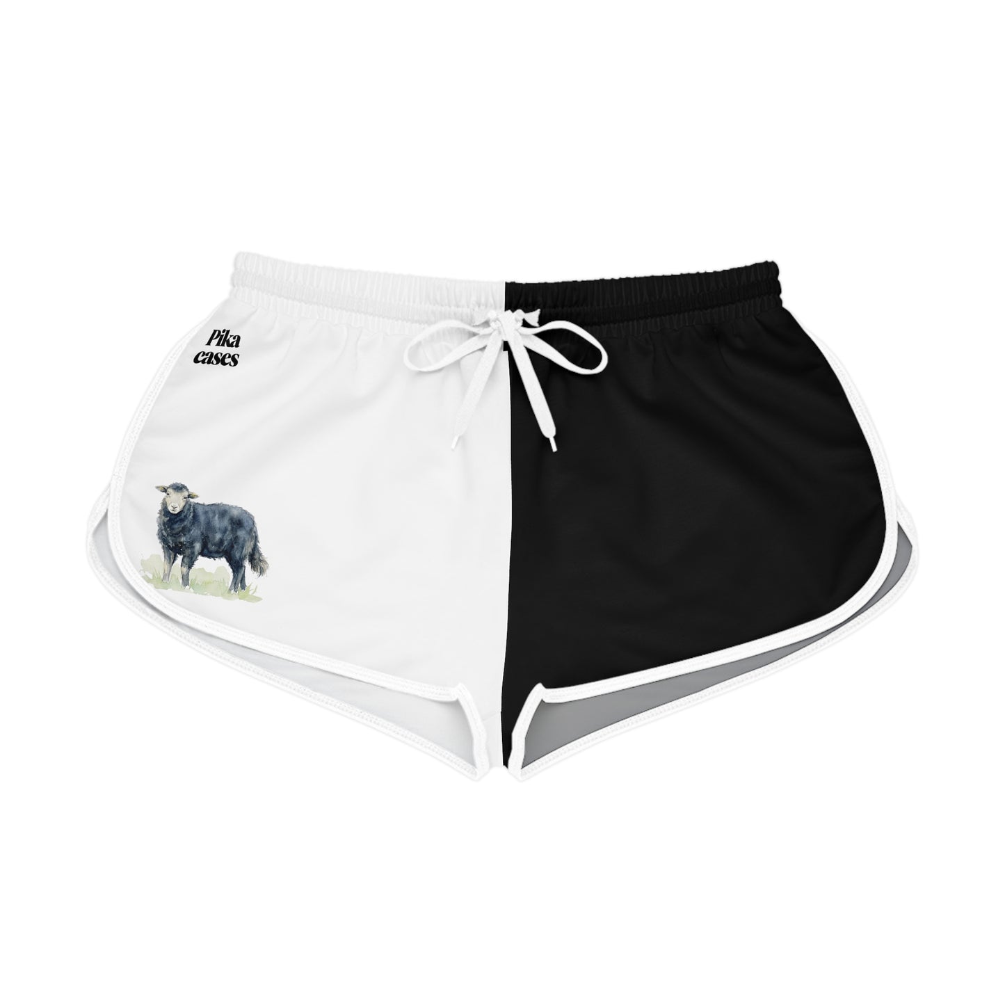Herdwick Black & White Relaxed Shorts