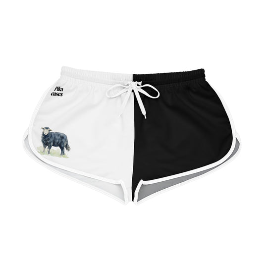Herdwick Black & White Relaxed Shorts
