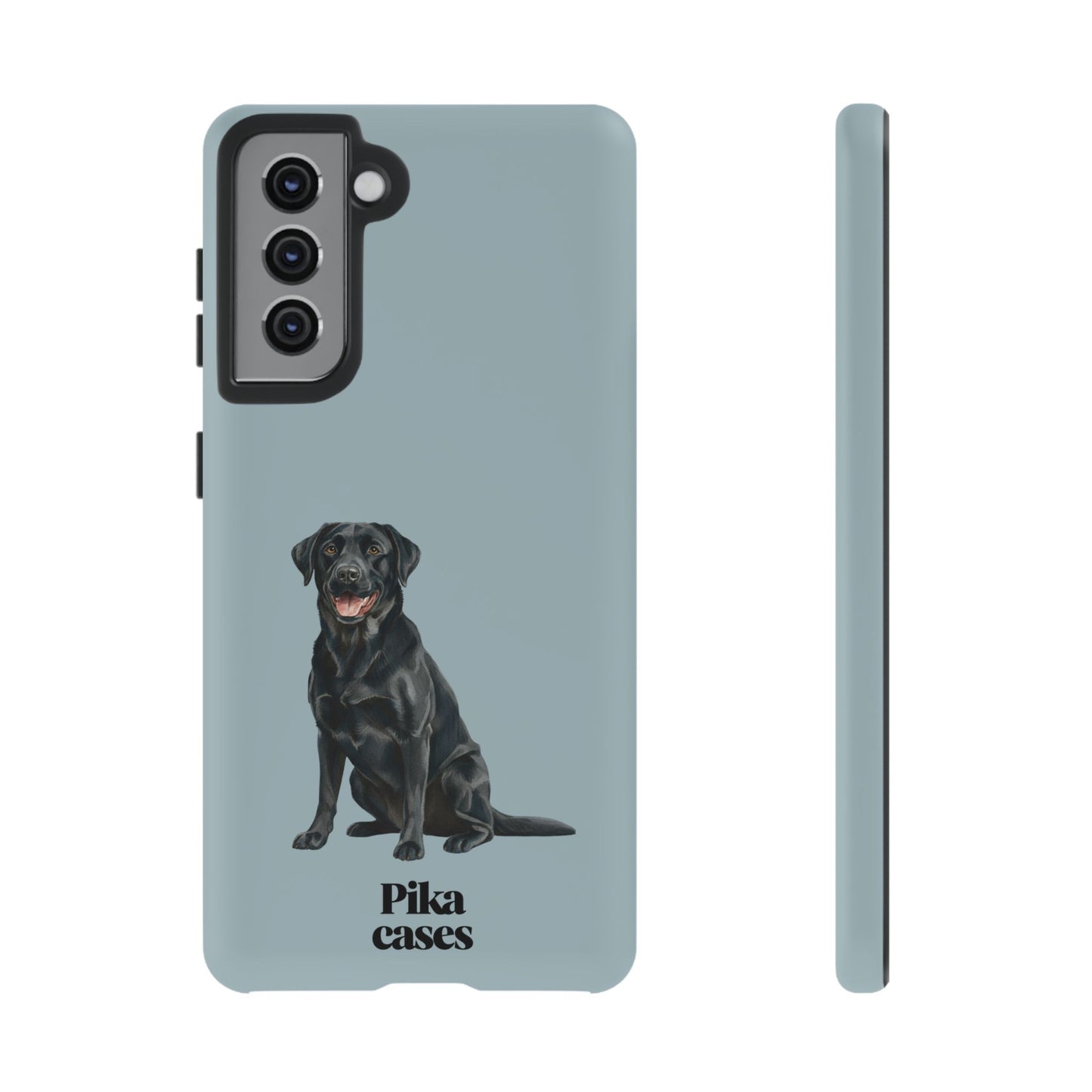 Black Labrador phone case