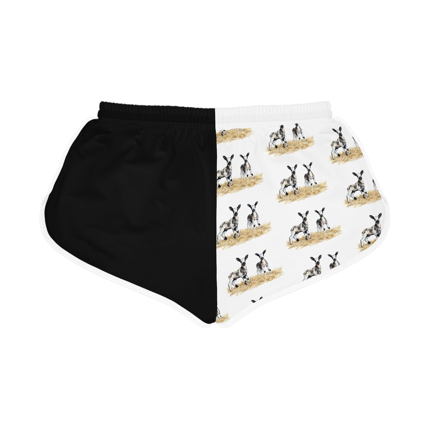 Blue Faced Leicester Black & White Relaxed Shorts