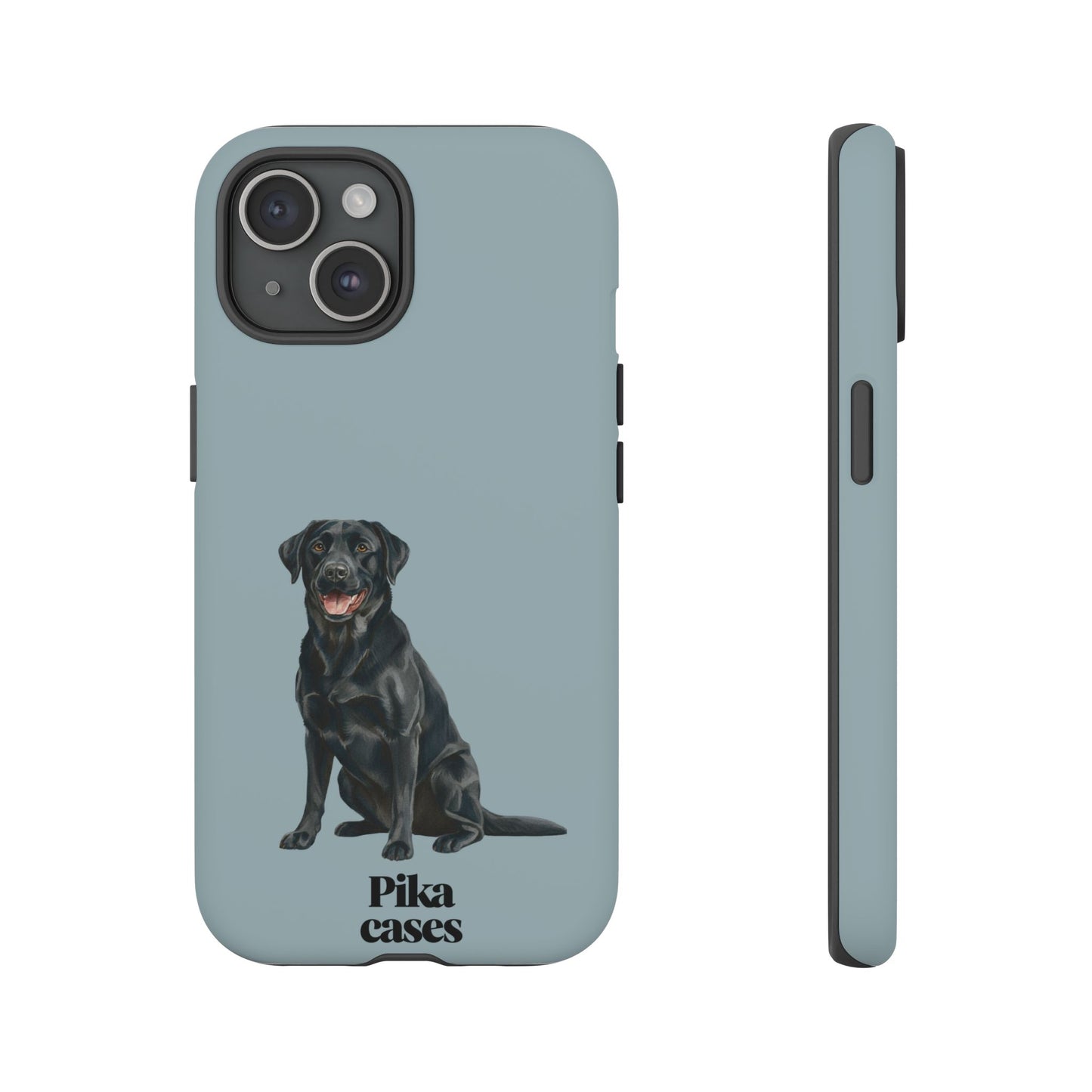 Black Labrador phone case