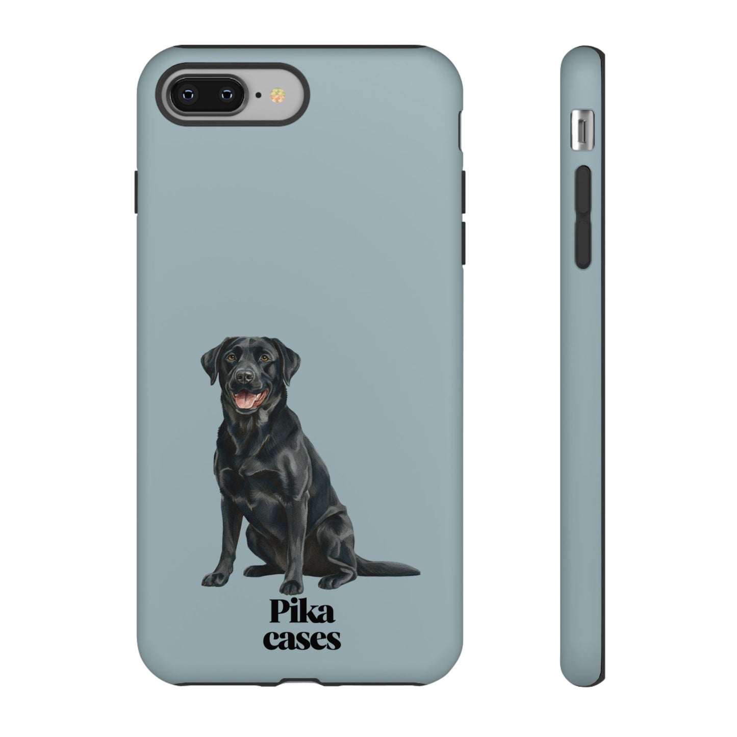 Black Labrador phone case