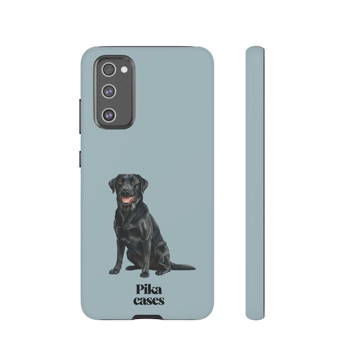 Black Labrador phone case