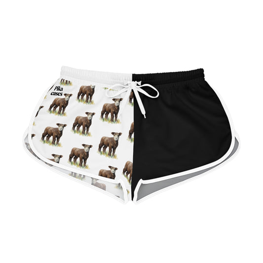 Coloured Ryeland Black & White Relaxed Shorts