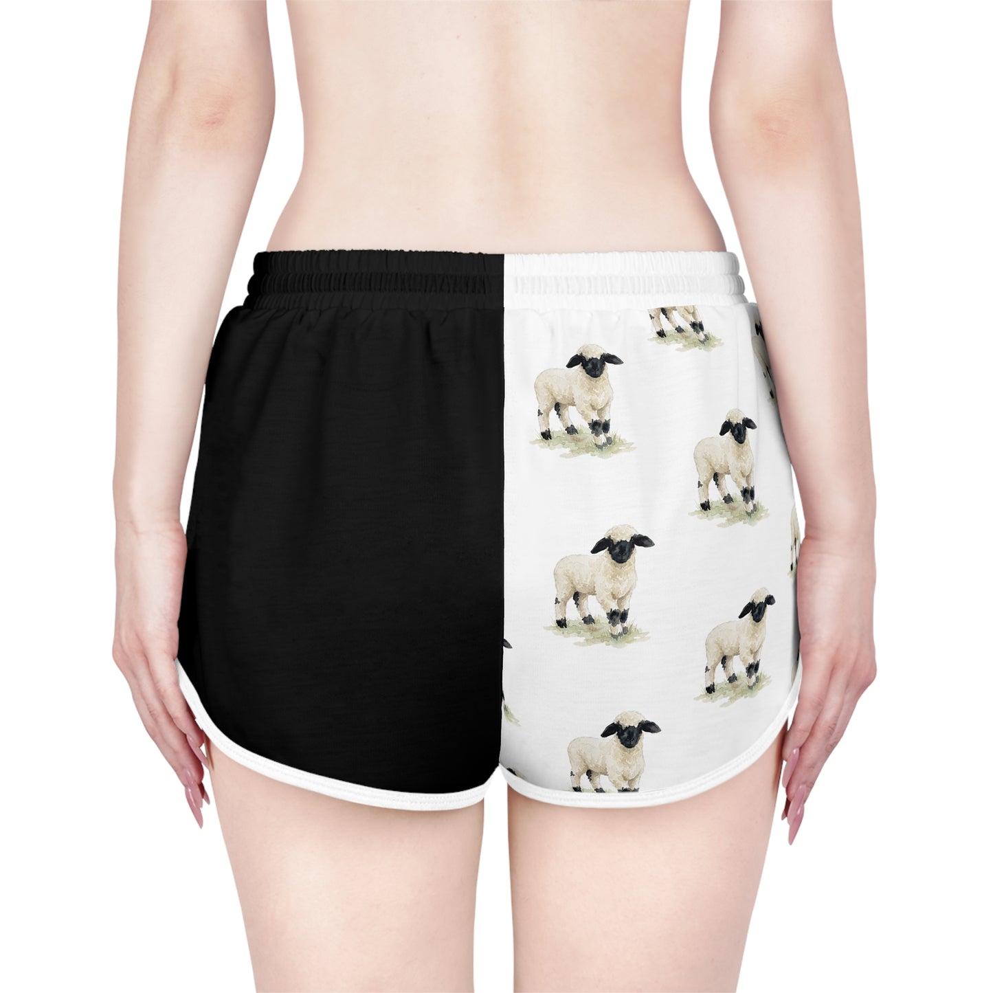 Valais Blacknose Black & White Relaxed Shorts