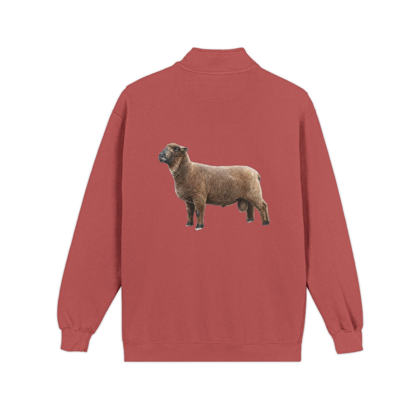 Coloured Ryeland Quarter-Zip Sweatshirt