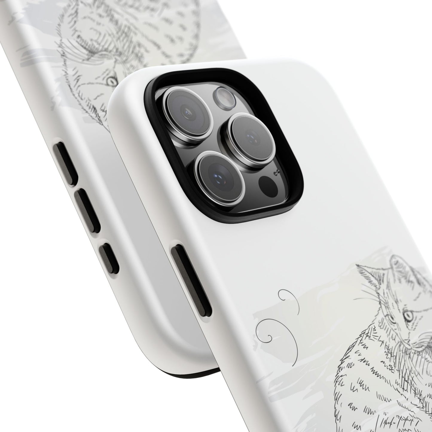 Cat Sketch Phone Case