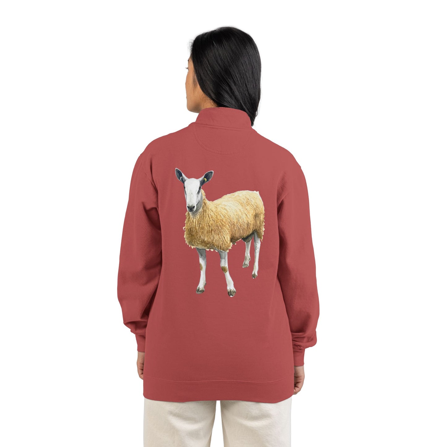 Border Leicester Quarter-Zip Sweatshirt