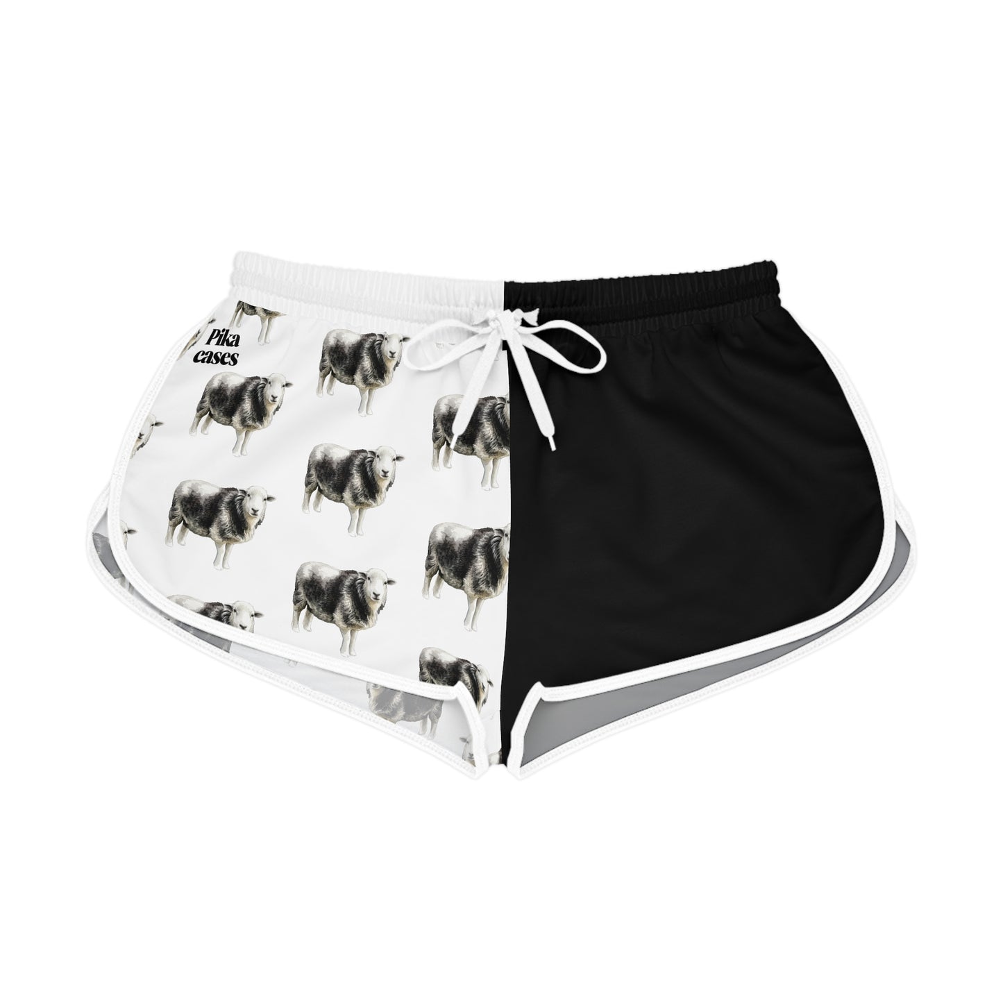 Herdwick Black & White Relaxed Shorts