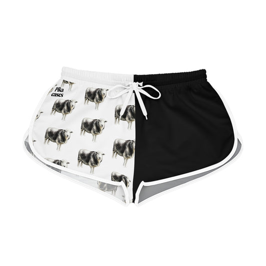 Herdwick Black & White Relaxed Shorts