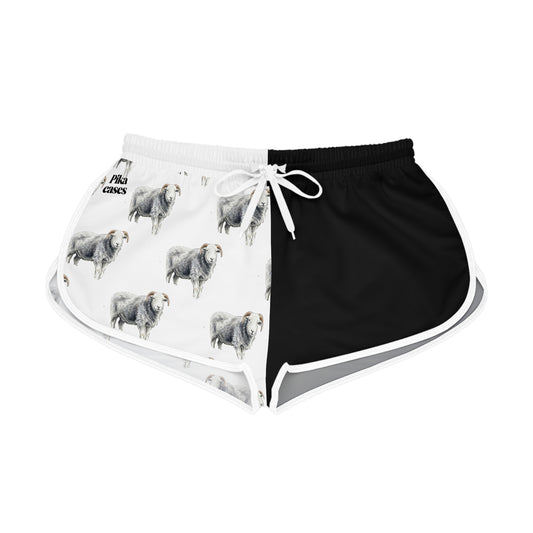 Herdwick Black & White Relaxed Shorts