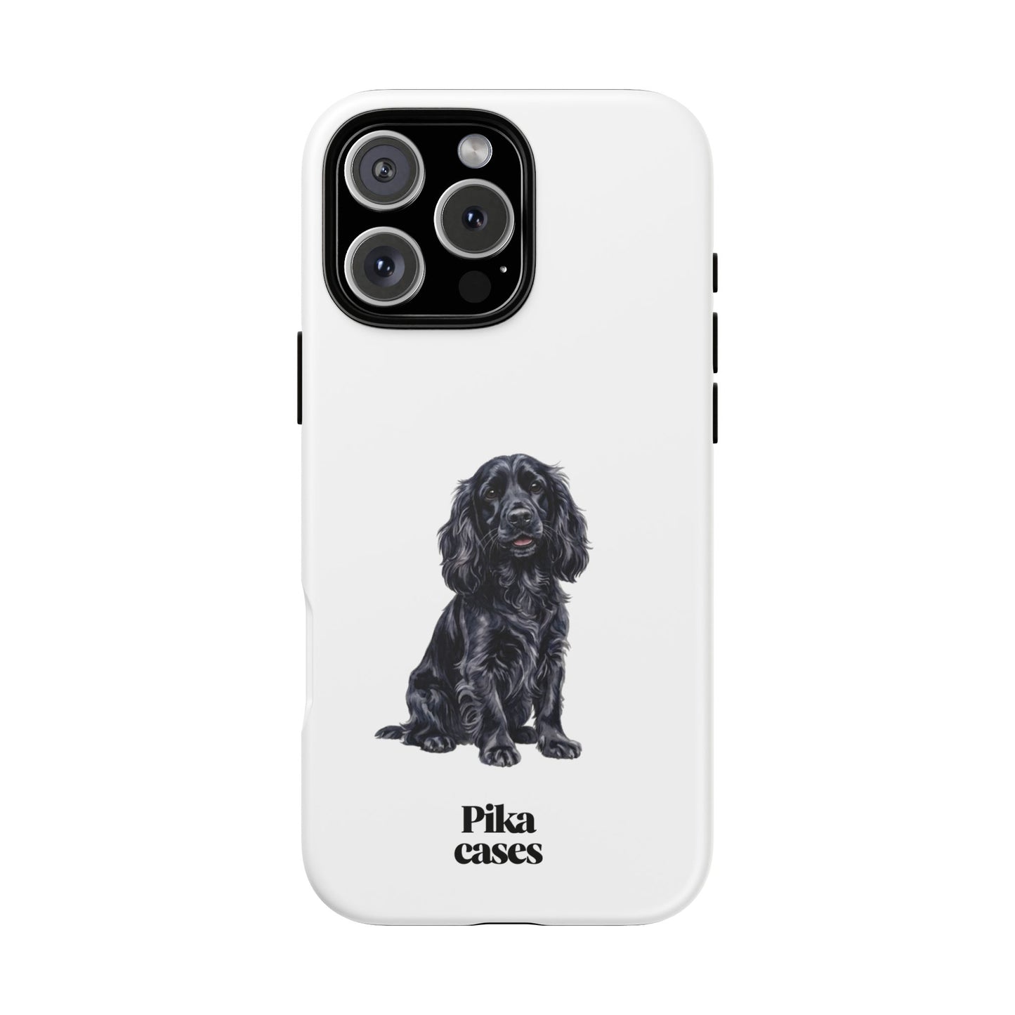 Black Spaniel Tough Phone Case