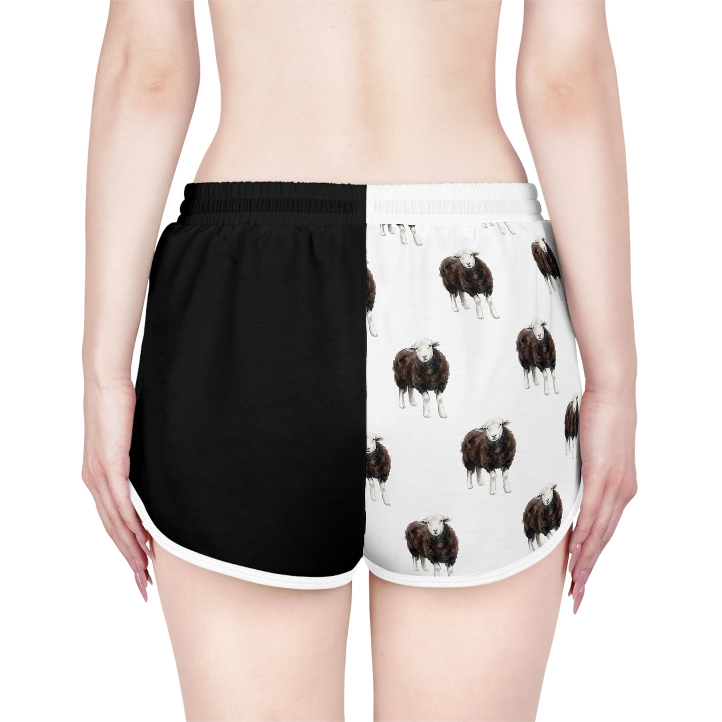 Herdwick Black & White Relaxed Shorts