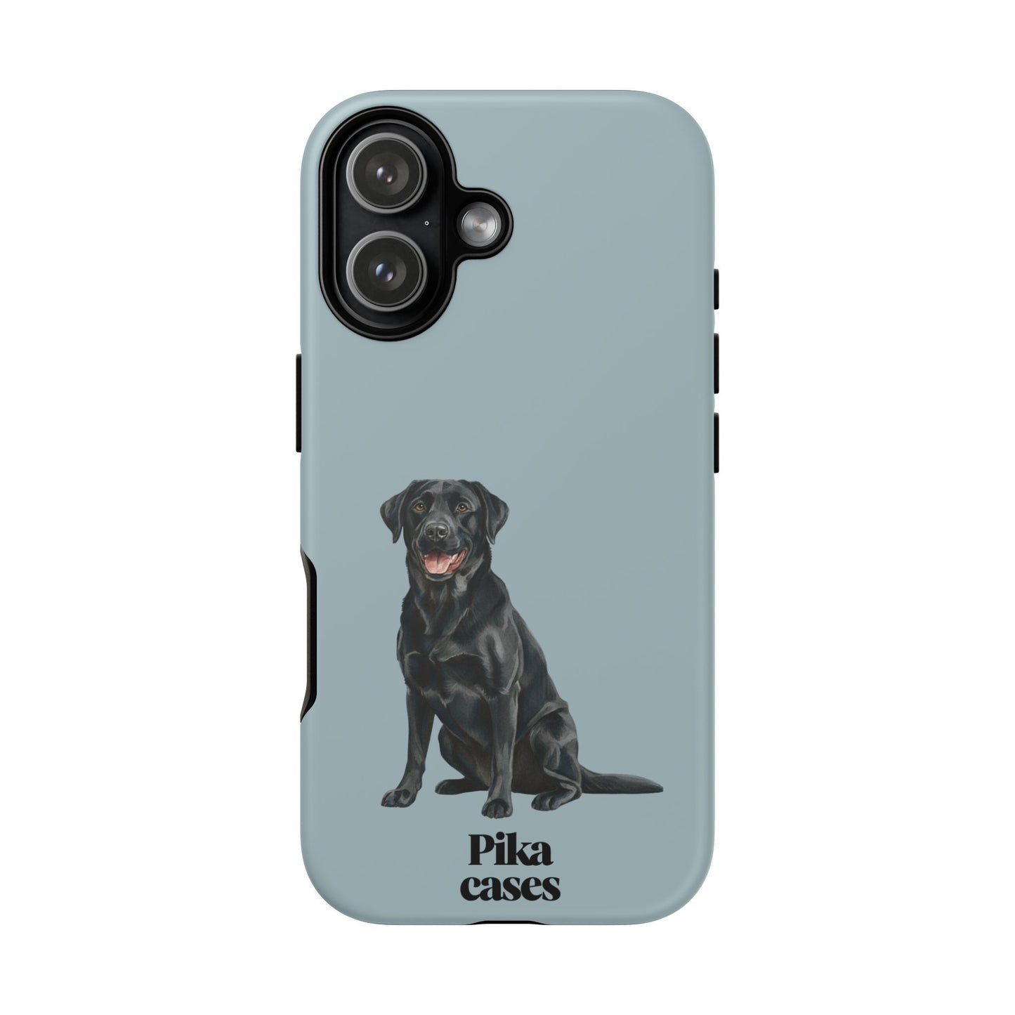 Black Labrador phone case