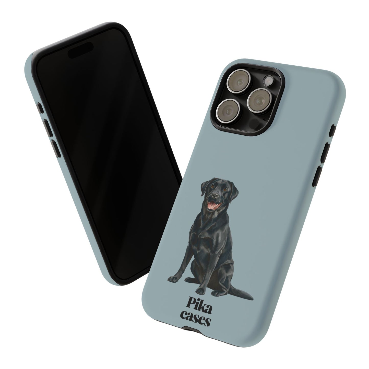 Black Labrador phone case