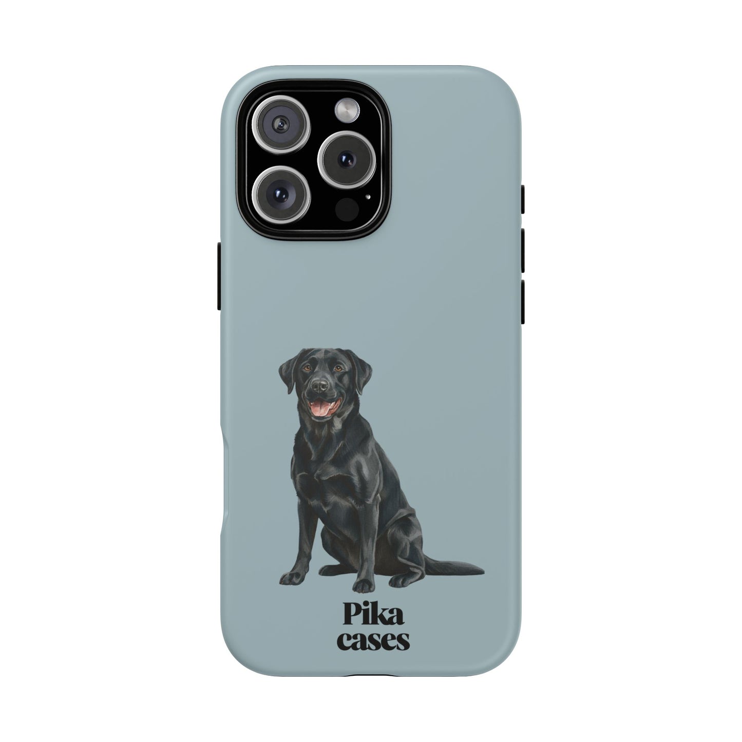 Black Labrador phone case