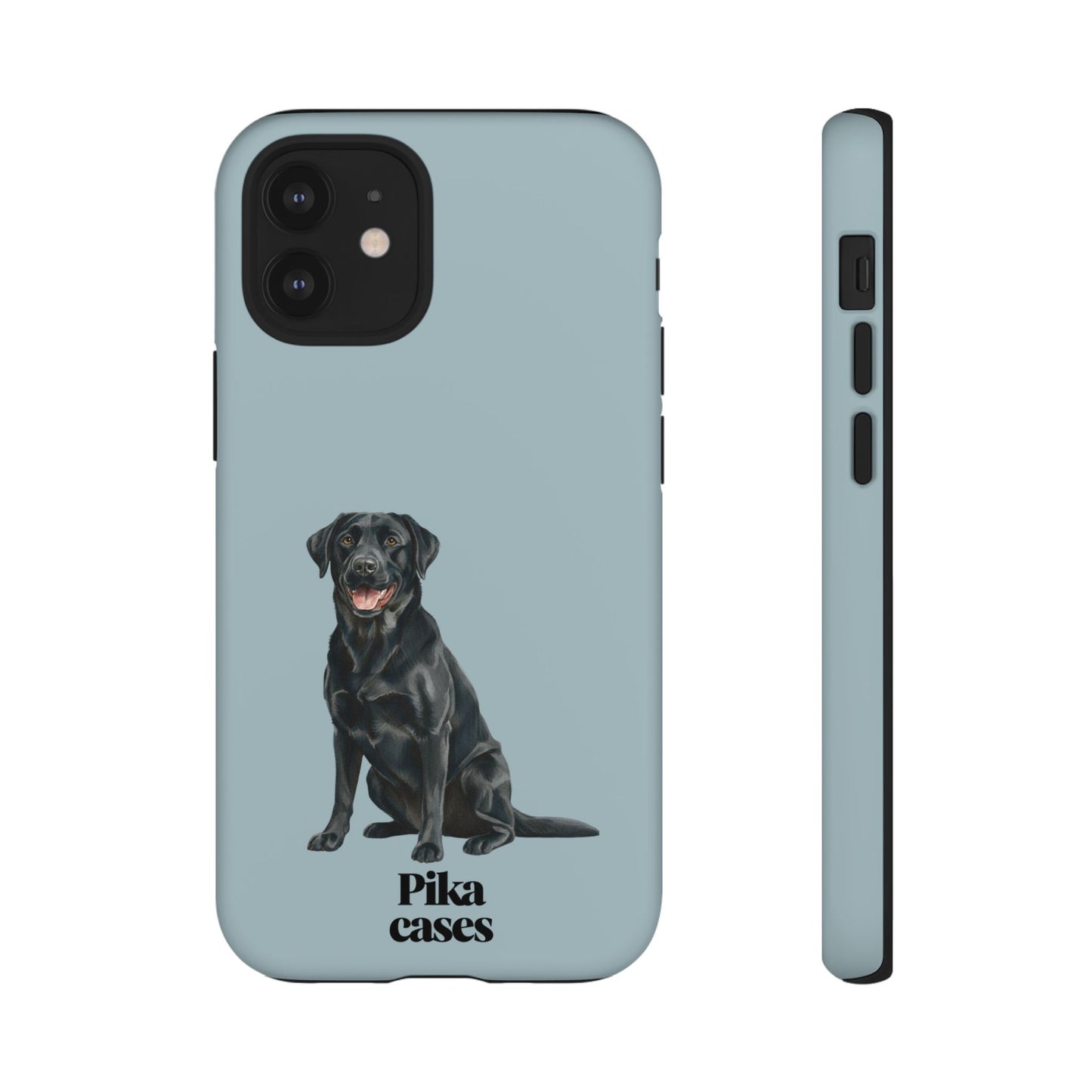 Black Labrador phone case