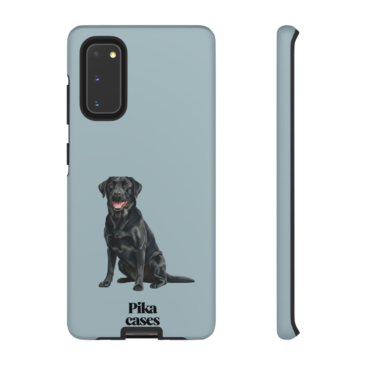 Black Labrador phone case
