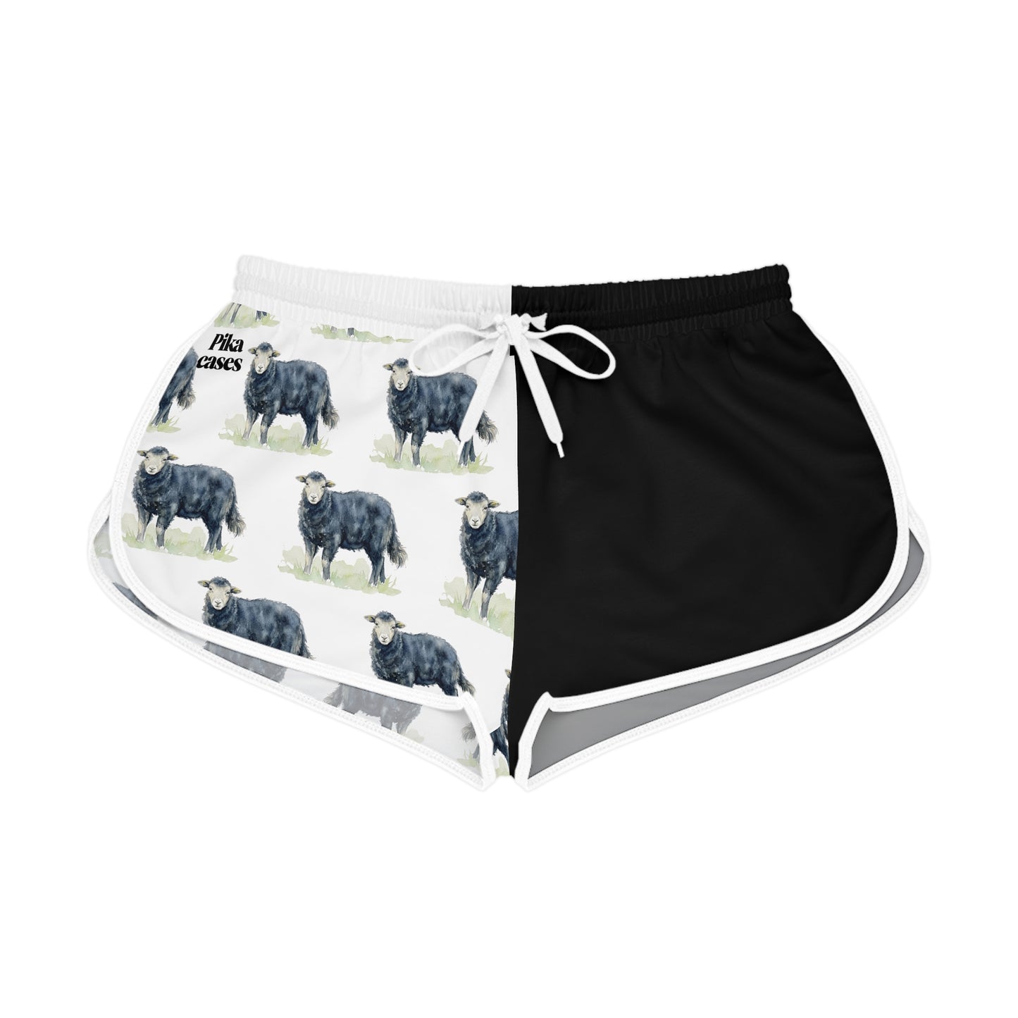 Herdwick Black & White Relaxed Shorts