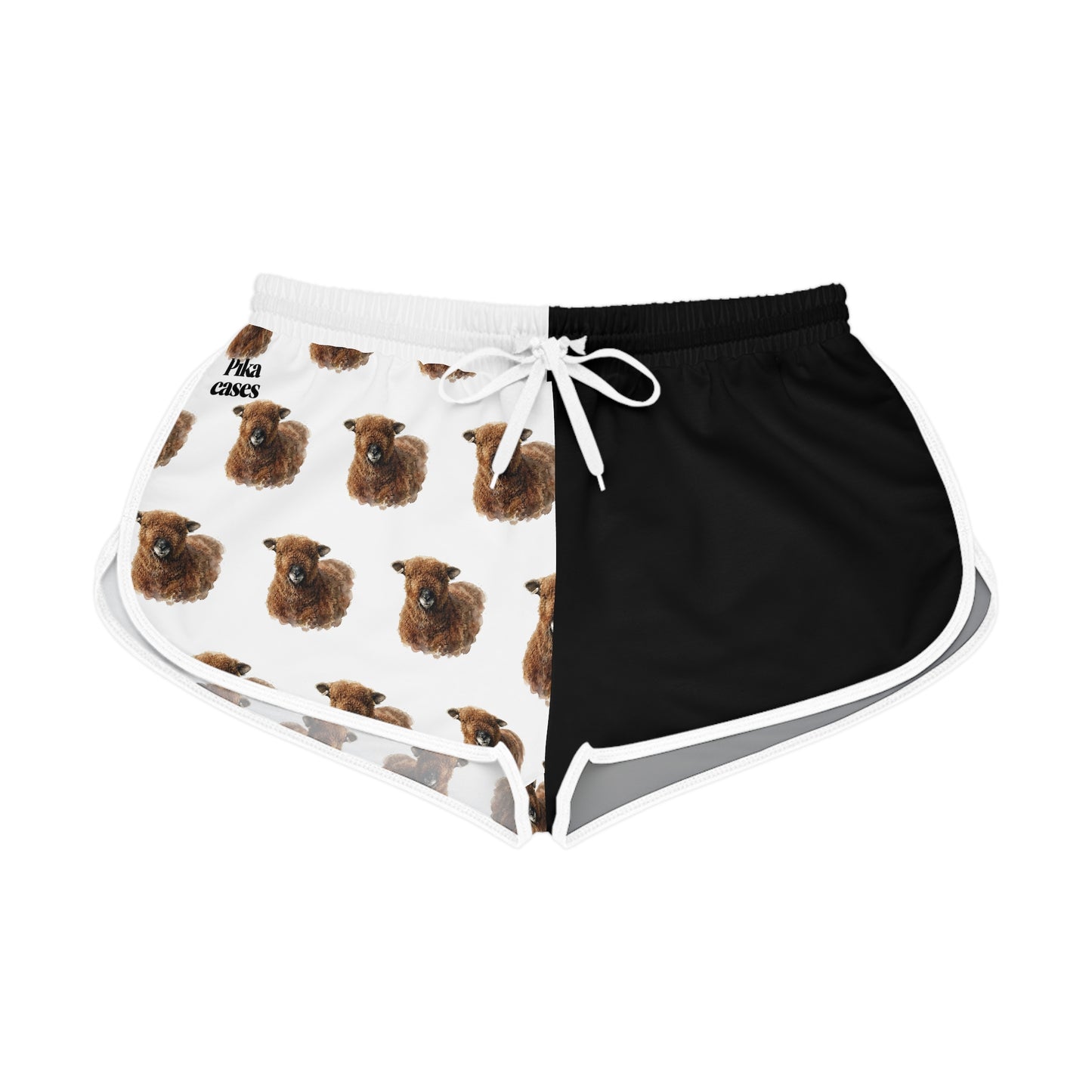 Coloured Ryeland Black & White Relaxed Shorts