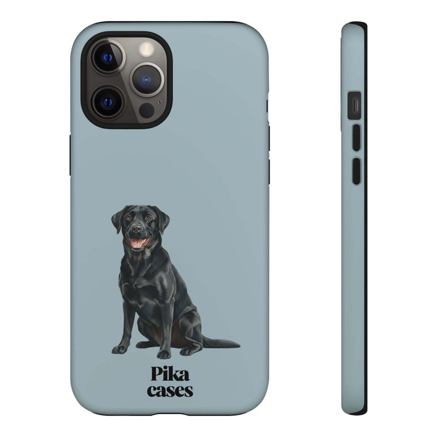 Black Labrador phone case