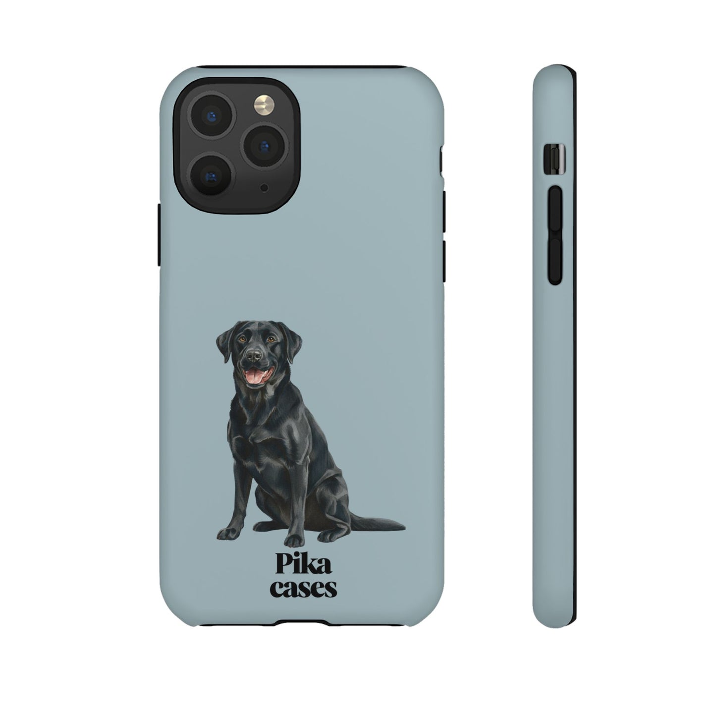 Black Labrador phone case