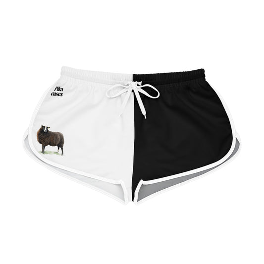 Zwartble Black & White Relaxed Shorts