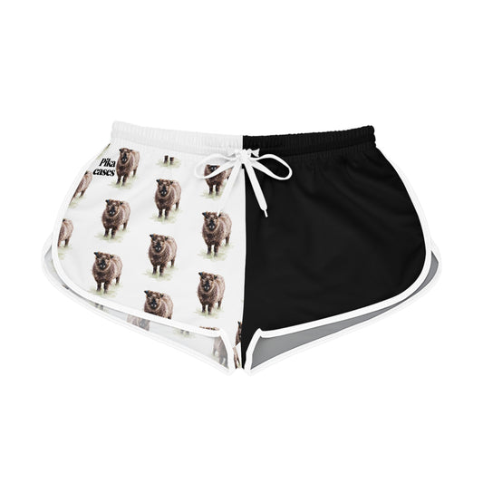 Coloured Ryeland Black & White Relaxed Shorts