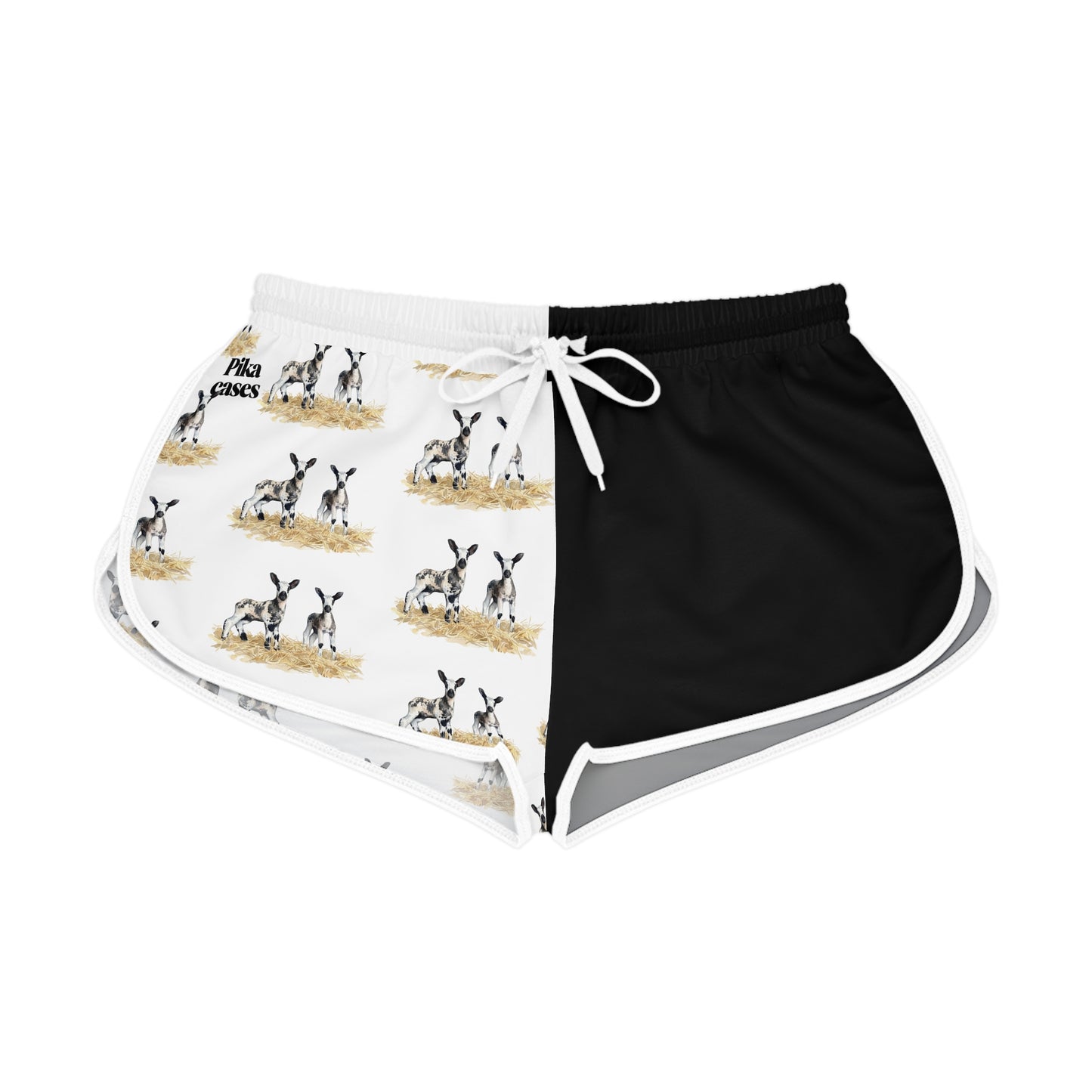 Blue Faced Leicester Black & White Relaxed Shorts