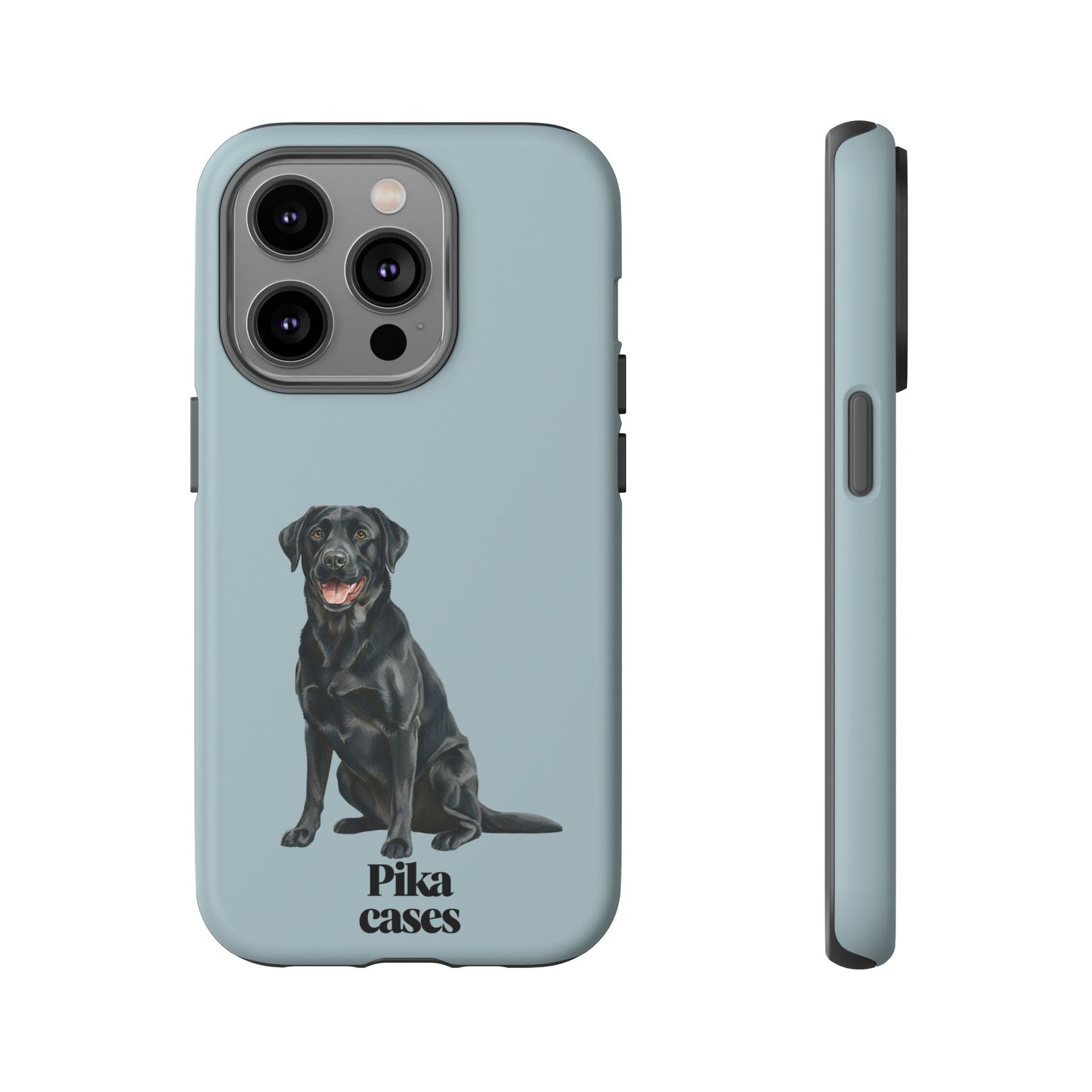 Black Labrador phone case