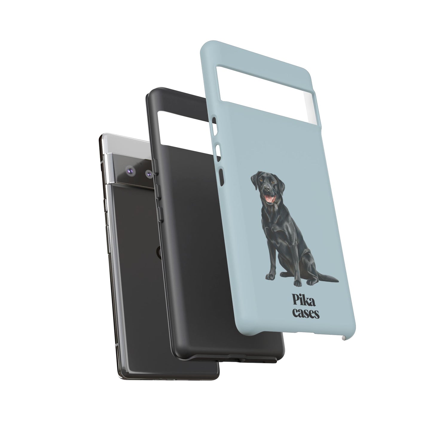 Black Labrador phone case