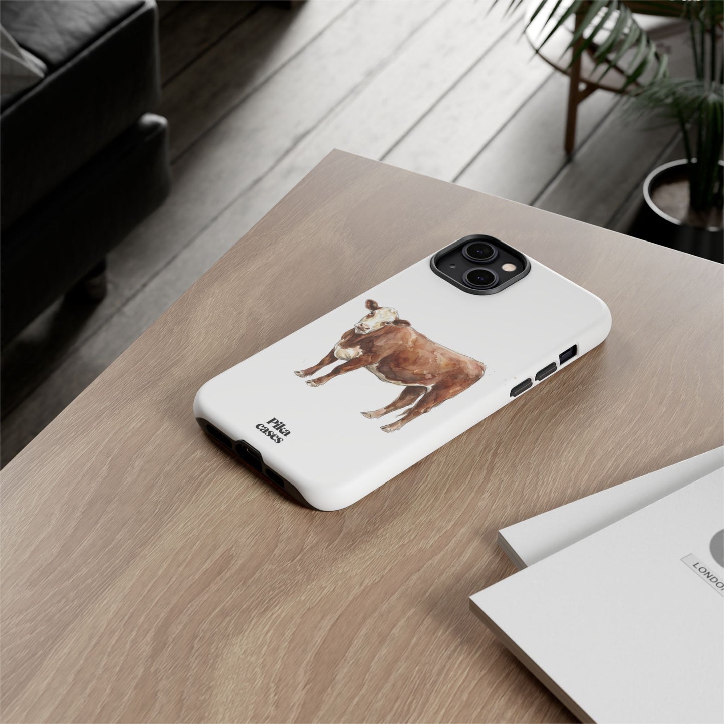 Hereford Cow Phone Case