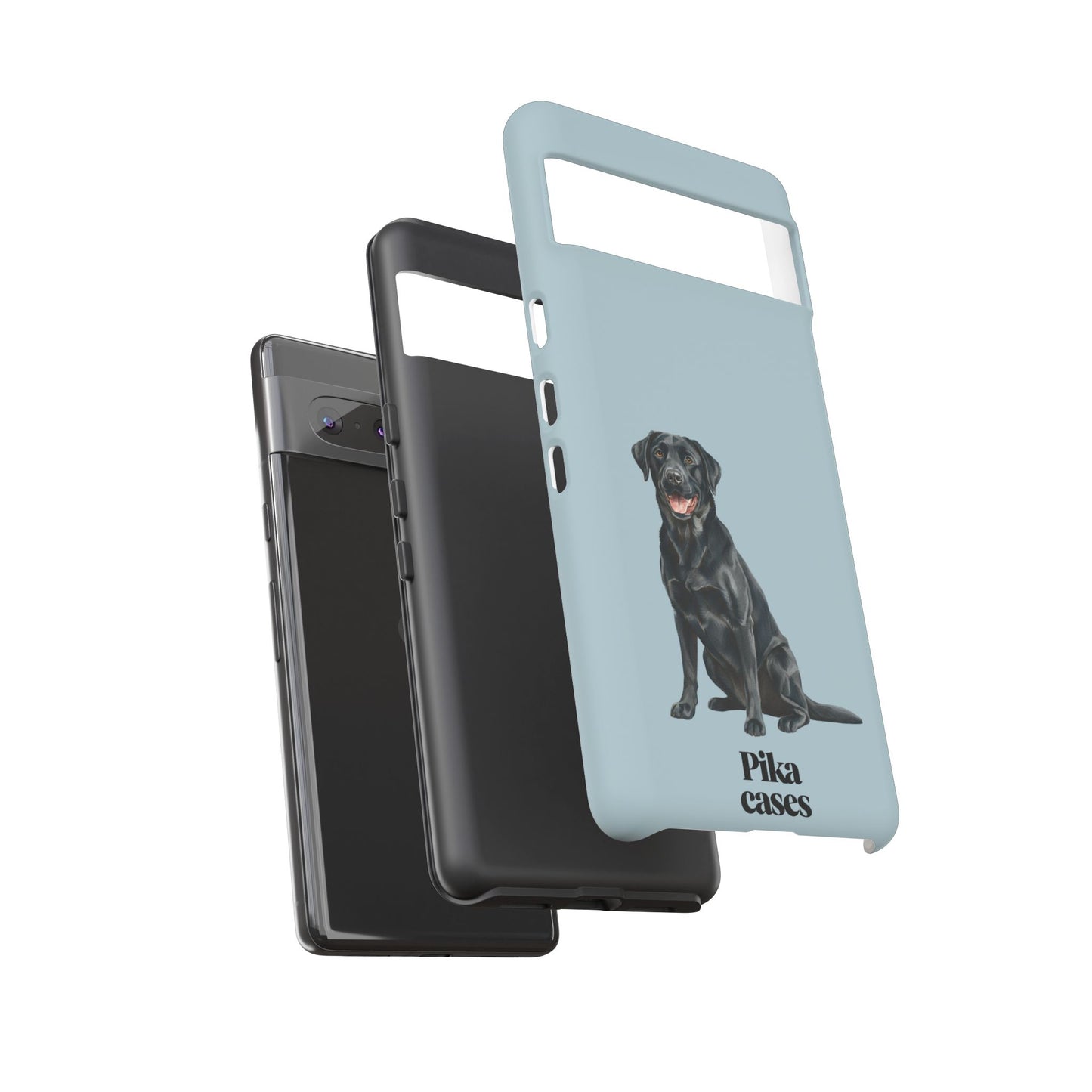 Black Labrador phone case