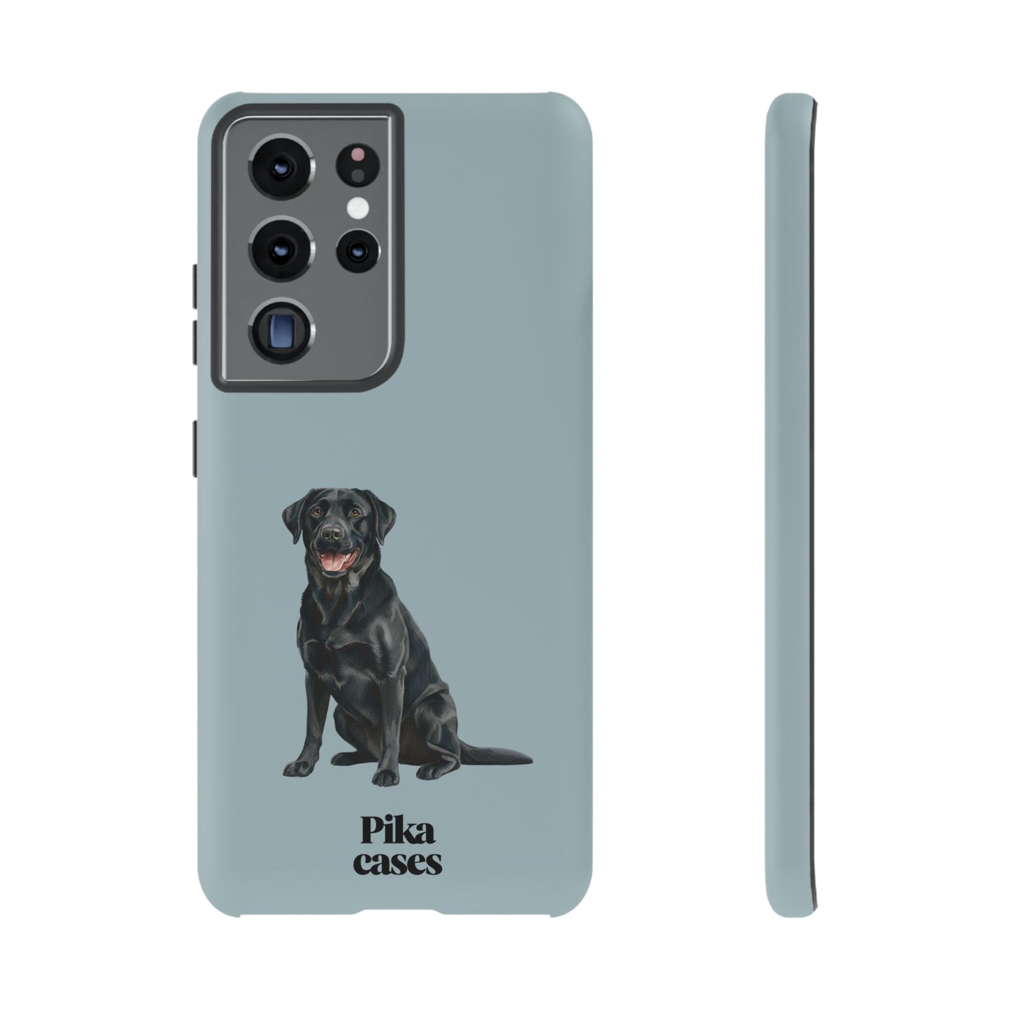 Black Labrador phone case