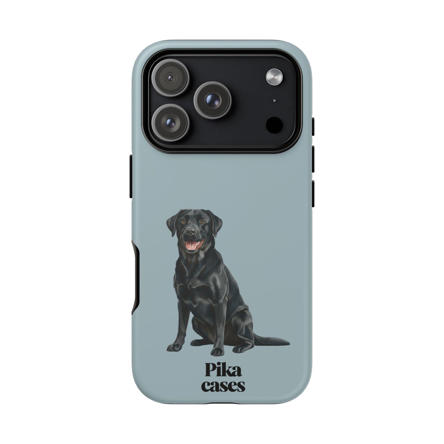 Black Labrador phone case