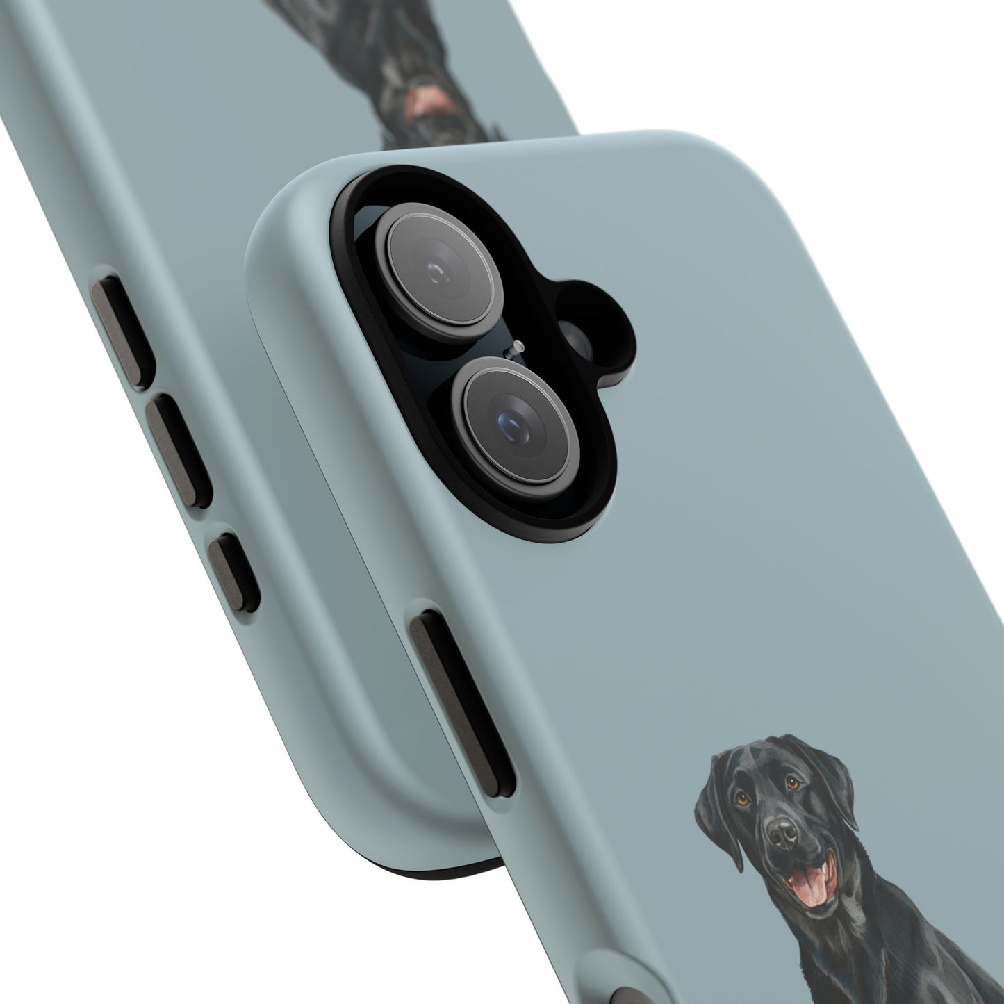 Black Labrador phone case