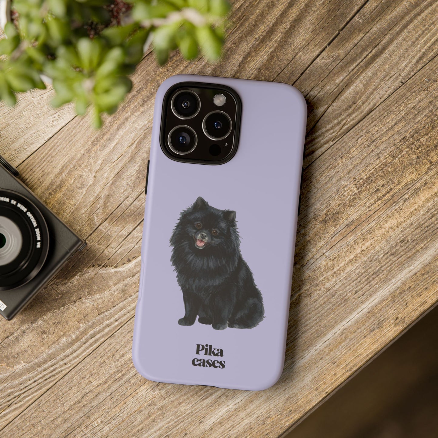 Black Pomeranian Phone Case